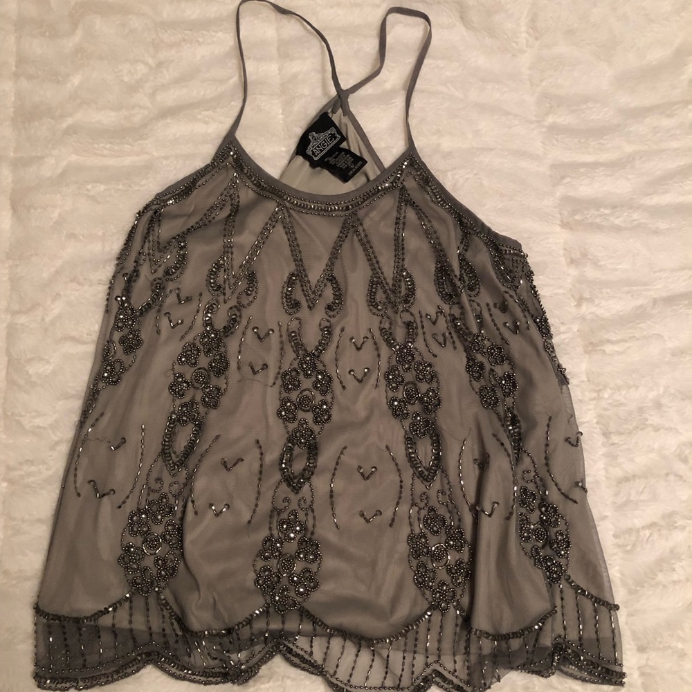 Vintage beaded tank